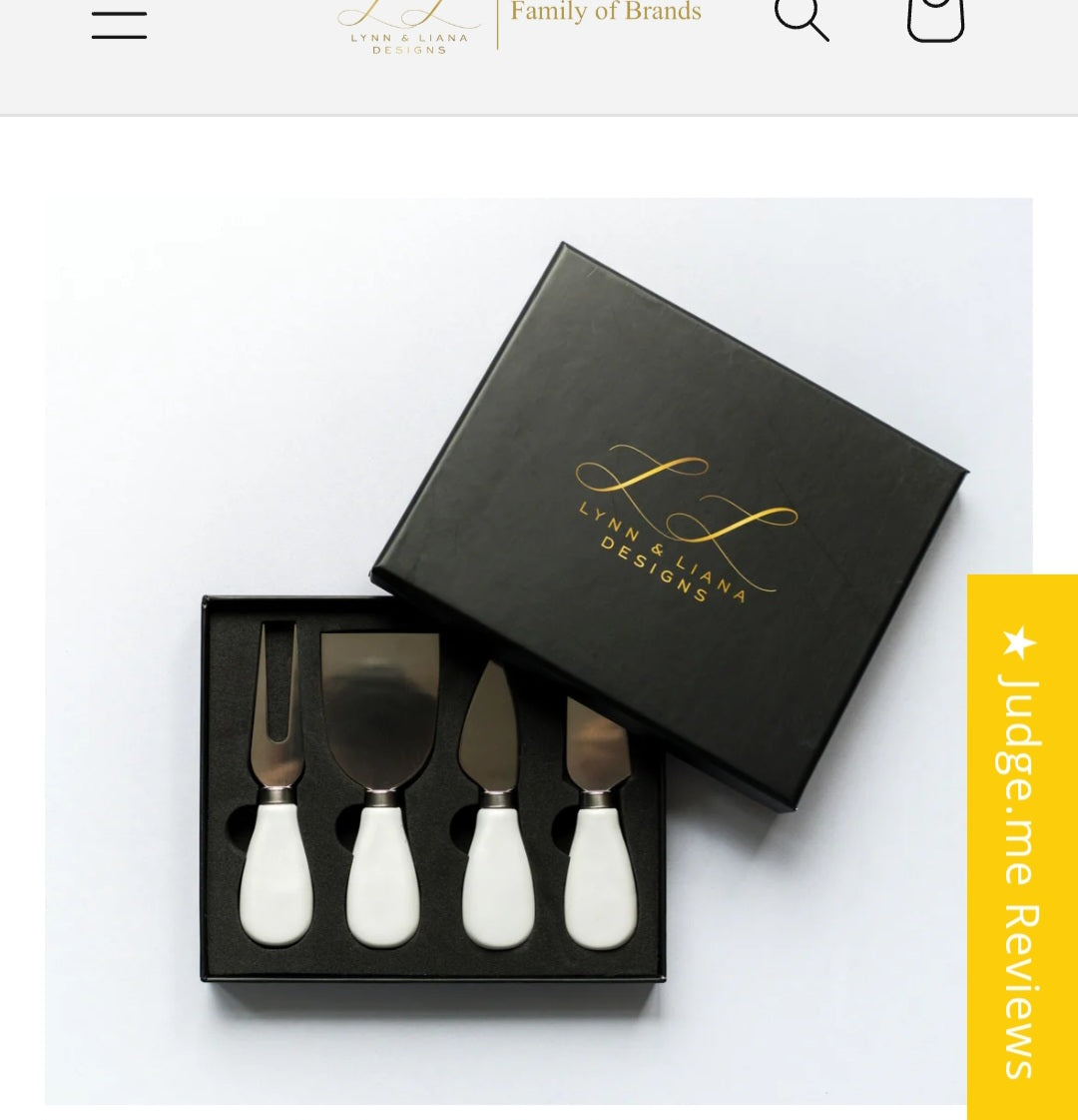 Lynn & Liana- Cheese knife set