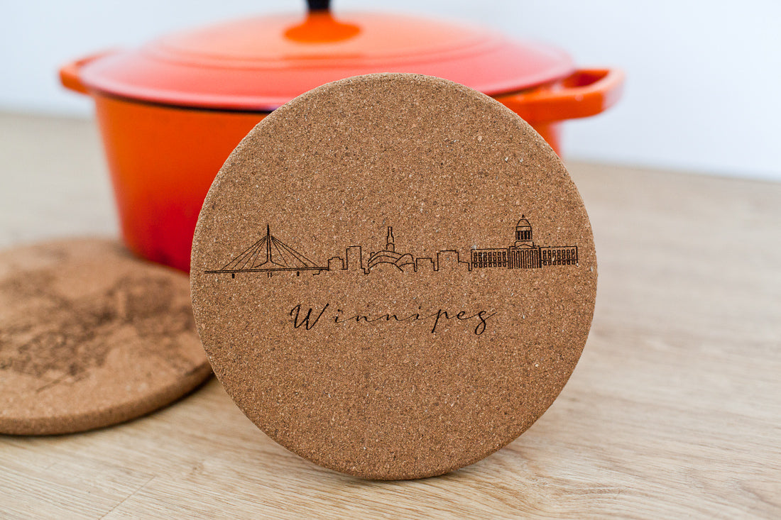 Hein's Laser Engraving - Cork Trivets